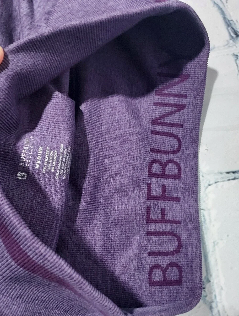 Buff Bunny Collection Women's Medium Purple Leggings Activewear Athleisure
